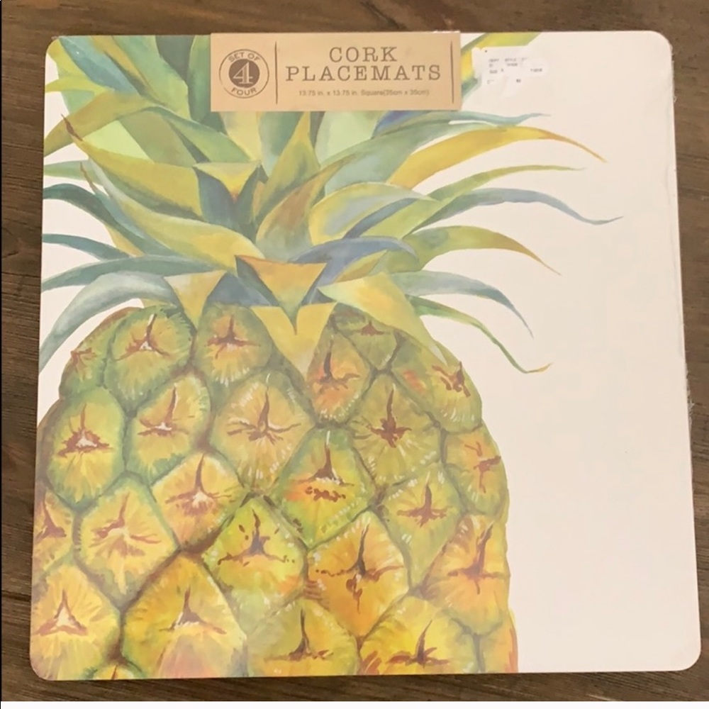 NEW Cork Pineapple Placemats